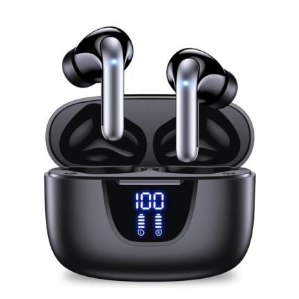 Bluetooth Earphones Active Noice Cancellation Wireless Earbuds Bluetooth 5.3 Headphones TWS with LED Display for Android ios