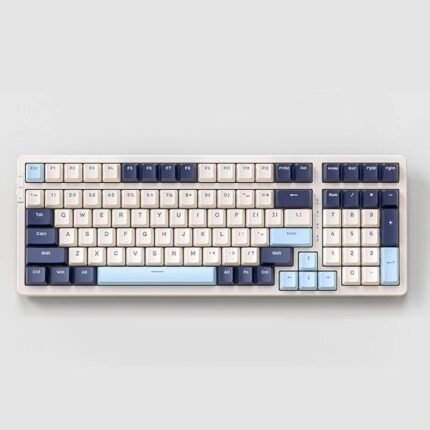 K8 100 Key Wireless Mechanical Keyboard Tri-mode Connection,Full Key Hot Swap,lighting Effects,Gasket Muffler Structure, Laptops