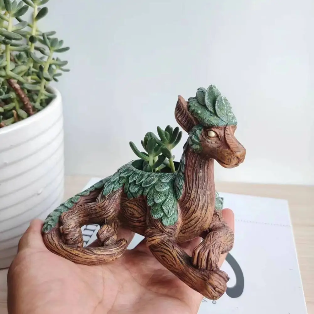 Creative Dragon Tree Planter, Succulent Planter, Garden Statue, Resin Gift for Nature Lovers, Perfect for Friends and Family - Image 6