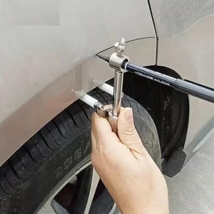 Car Wheel Eyebrow Parallel Scriber Sheet Metal Dent Repair Tool 0-20cm Adjustable Portable Car Body Line Marking Tool