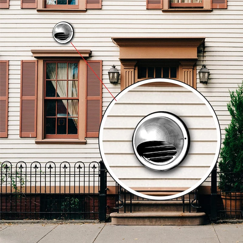 Stainless Steel Ducting Ventilation Exhaust Grille Cover for Wall Ceiling Anti-bird And Rat Prevent Air Vent Heating Cooling Cap - Image 4