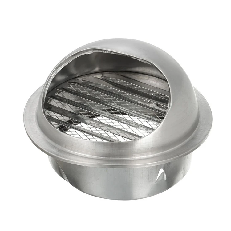 Stainless Steel Ducting Ventilation Exhaust Grille Cover for Wall Ceiling Anti-bird And Rat Prevent Air Vent Heating Cooling Cap