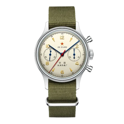 International Edition Men’s Mechanical Watch Pilot Clock ST1901 Retro Chronograph Wristwatch Air Force Aviation