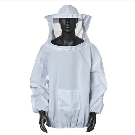 Protective Beekeeping Jacket Veil Smock Equipment Beekeeping Hat Sleeve Beekeeper Suit Apiculture Bee Dress