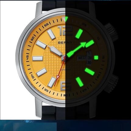 Miyota 8205 20ATM Diver Automatic Mechanical Watch Men Sport Luminous Sapphire Waterproof Wristwatch Swimming Self Winding Watch
