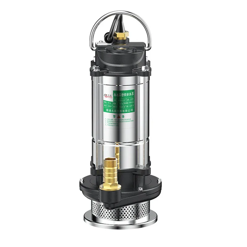 Stainless Steel Submersible Pump Agricultural Pumping Garden Tools Drainage Irrigation Underwater Self-priming Sewage Pump - Image 2