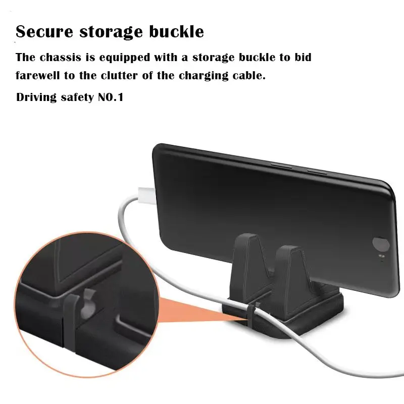 360° Rotatable Mobile Phone Holder Car Bracket Non-Slip GPS Navigation Car Mount Stand Support in Car Universal for All Phones - Image 6