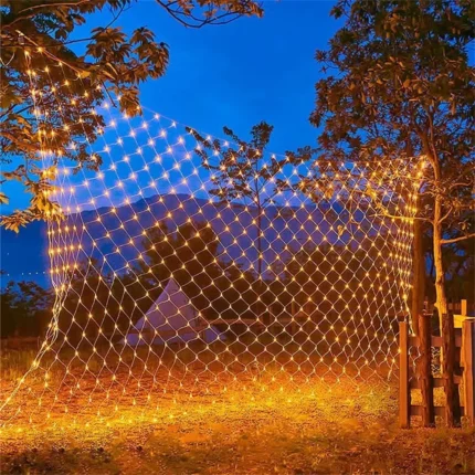 Net Mesh Led Lights LED String Christmas Fairy Curtain Garland Outdoor Waterproof For Party Garden Wedding Decoration