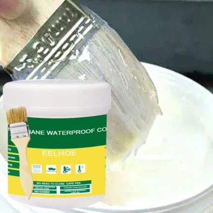 300g Waterproof Coating Sealant Agent White Invisible Paste Glue With Brush Restore Adhesive Roof Bathroom