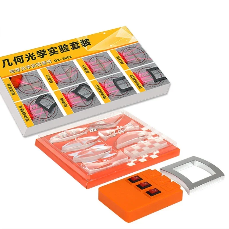 Geometric Optics Experiment Set Optical Lens Kit Convex Concave Lens Light Refract Reflect Physics Teaching Kid Science Gift - Image 4