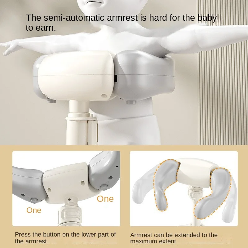 Lazychild Adjustable Folding Baby Shower Rack Anti Slip Household Children’s Shower Rack Bathtub Bathroom - Image 3