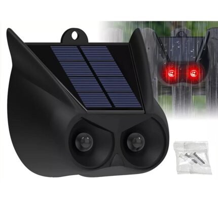 Solar Ultrasonic Bird Repellent New Animal Repellent Outdoor Pest Sensor Deterrent Deer Cat Dog Mouse Bird Repellent