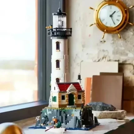 2065PCS Electric Lighthouse Model Building Blocks Electric Assembly Children’s Toys Birthday Gifts