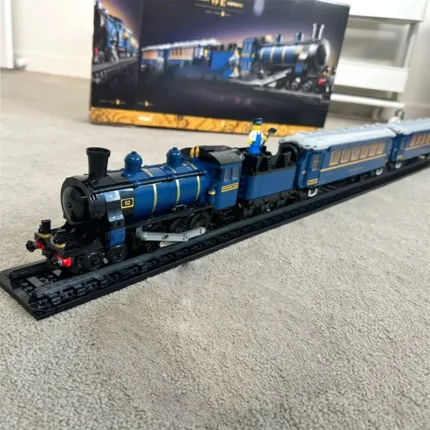 Technical City Trains The Orient Express Train Building Blocks Anniversary Luxury Train Brick Model Festival Party Gifts