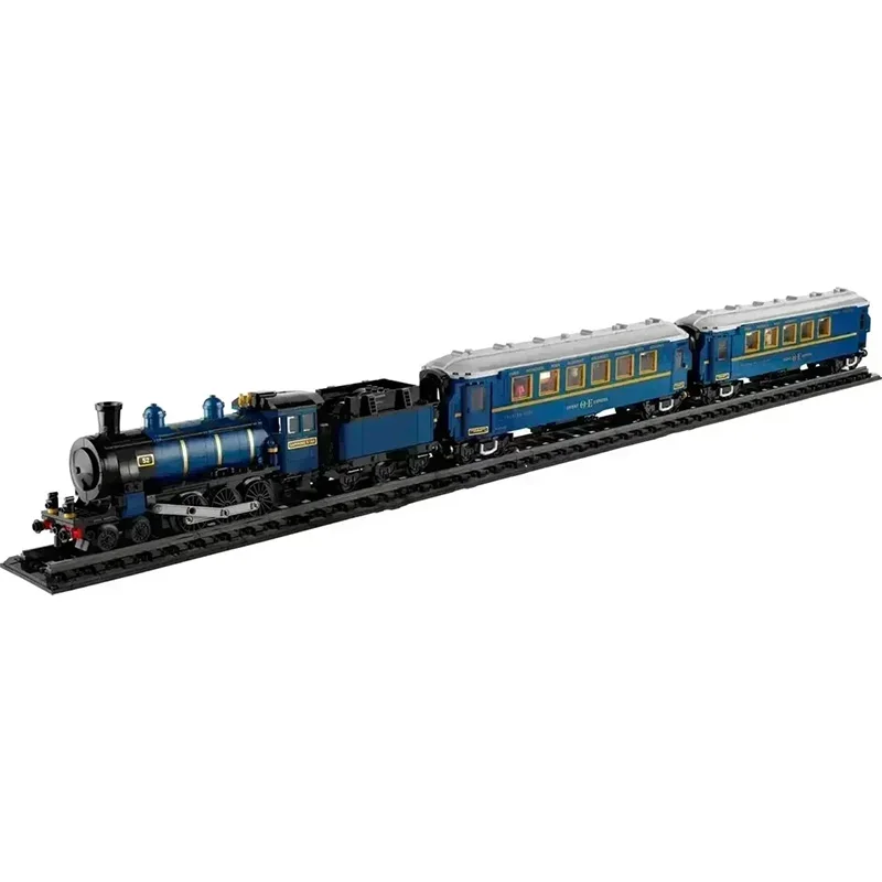 Technical City Trains The Orient Express Train Building Blocks Anniversary Luxury Train Brick Model Festival Party Gifts - Image 2