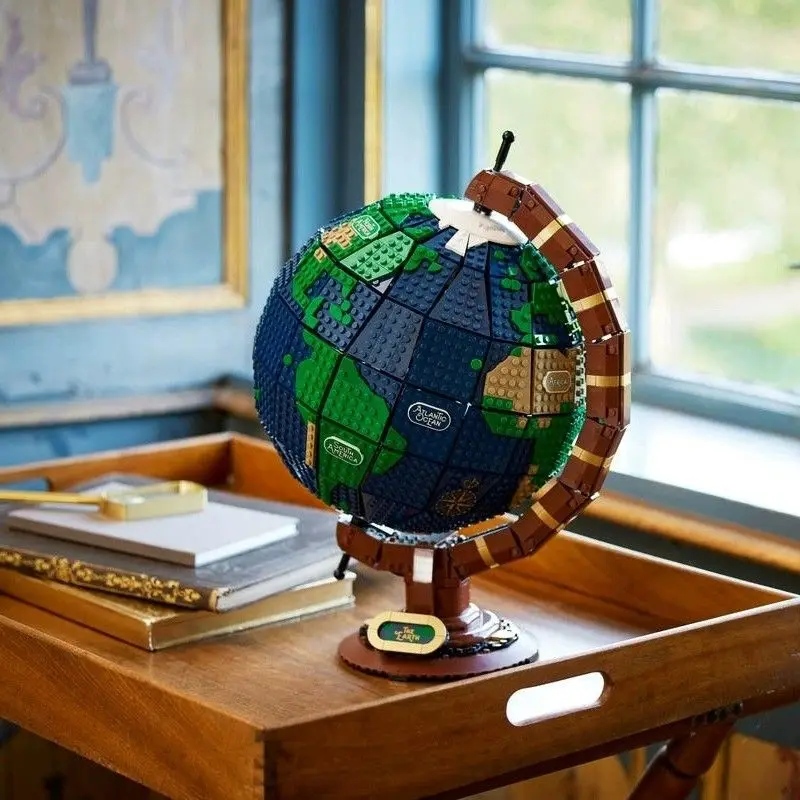 Globe Assembling Building Blocks Ornaments Universe Planet Series Adult High-Difficulty Huge Rotatable
