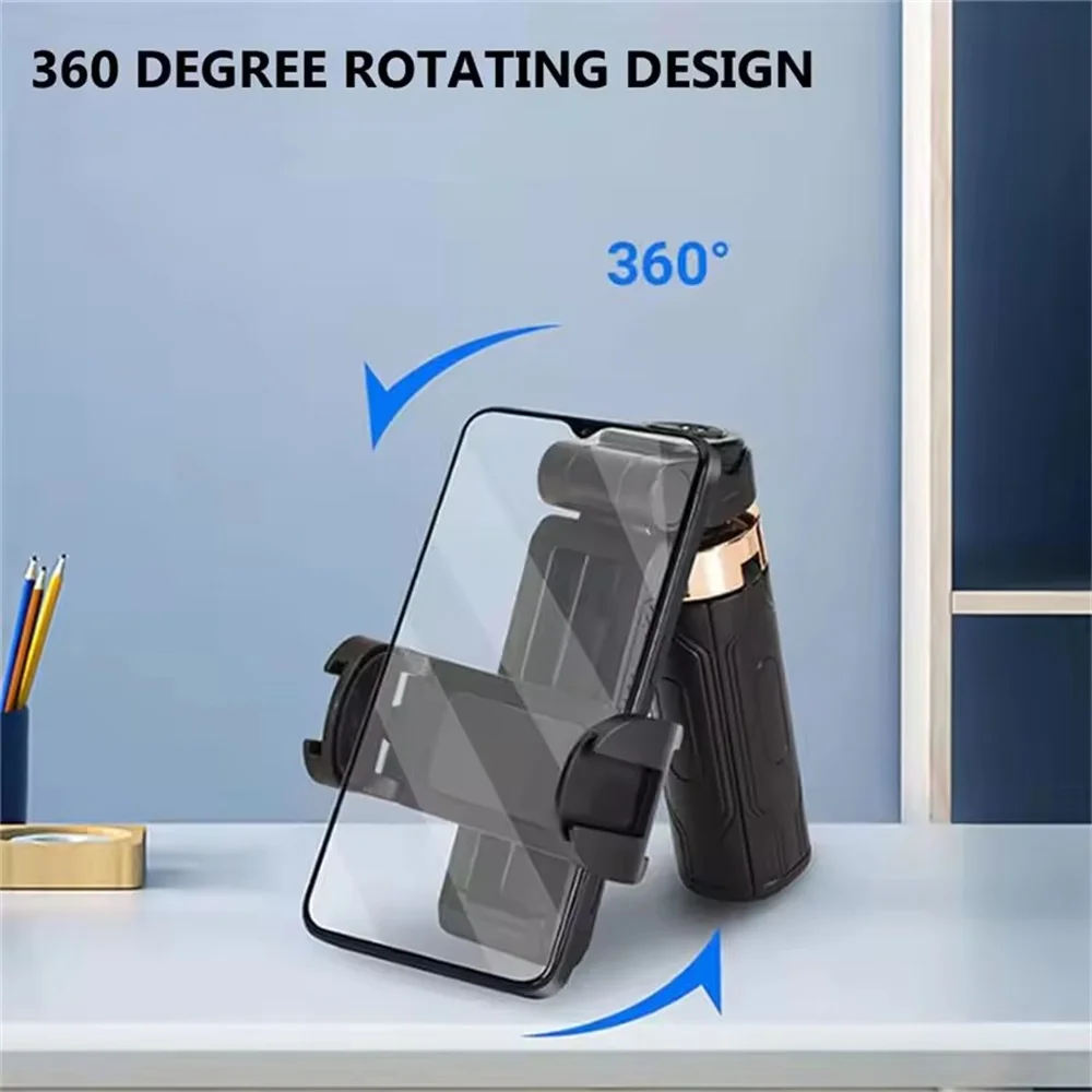 Tripod Phone Stand with Bluetooth Shutter Wireless Selfie Stick Brackets with Phone Holder for Smartphone Camera - Image 4