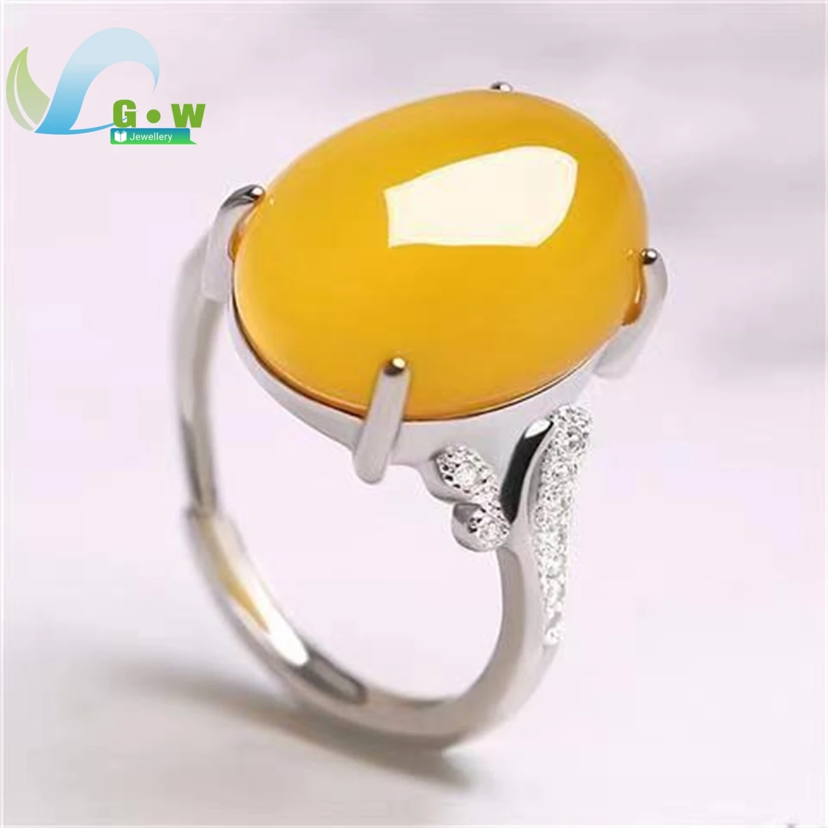 Red Agate Jade Ring Female Opening Adjustable Simple Style Chalcedony Sterling Silver Ring for Mom Women Rings Fine Jewelry Gift - Image 6