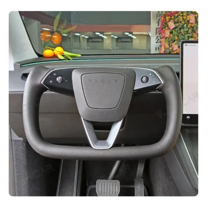 Handle for New Model Y Juniper Heating Yoke Steering Wheel For Tesla Personalized Racing Leather Customized Accessory