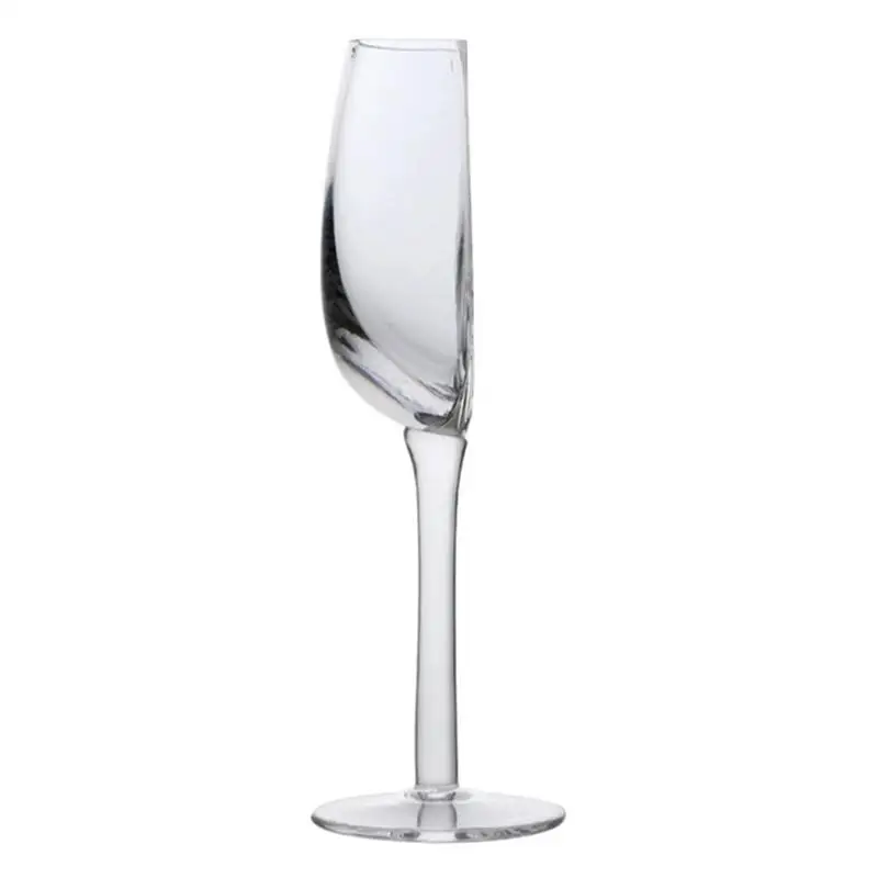 Semicircular Red Wine Cups 140ml Creative Crystal Glass Portable Clear Half Wine Glass fun European Creative Crystal Glass - Image 6