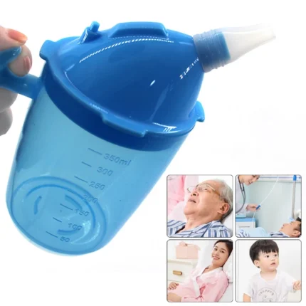 Practical Anti Choking Elderly Sippy Mug Bedridden Patient Liquid Food Sippy Cup Elderly Spill Proof Cup Controll Flow Rate