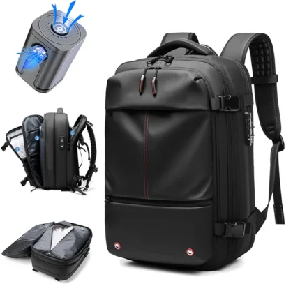 Travel 17 inch Laptop Backpack vacuum compression Backpack Business Large Capacity school Backpack expand outdoor backpack
