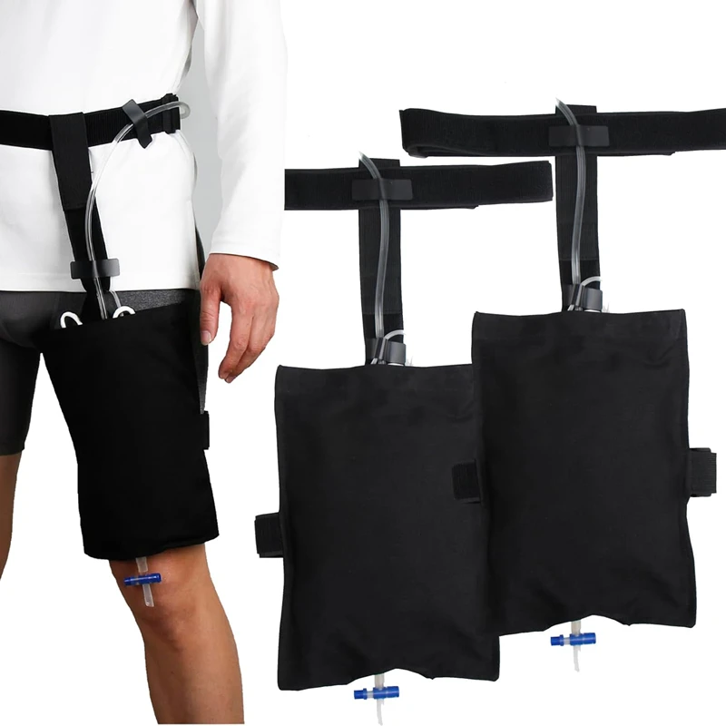 Urinary Drainage Bag External Bladder Ostomy Collection Waist Bag Catheter Urine Leg Bag Holder Fixed Storage Pouch Home Care