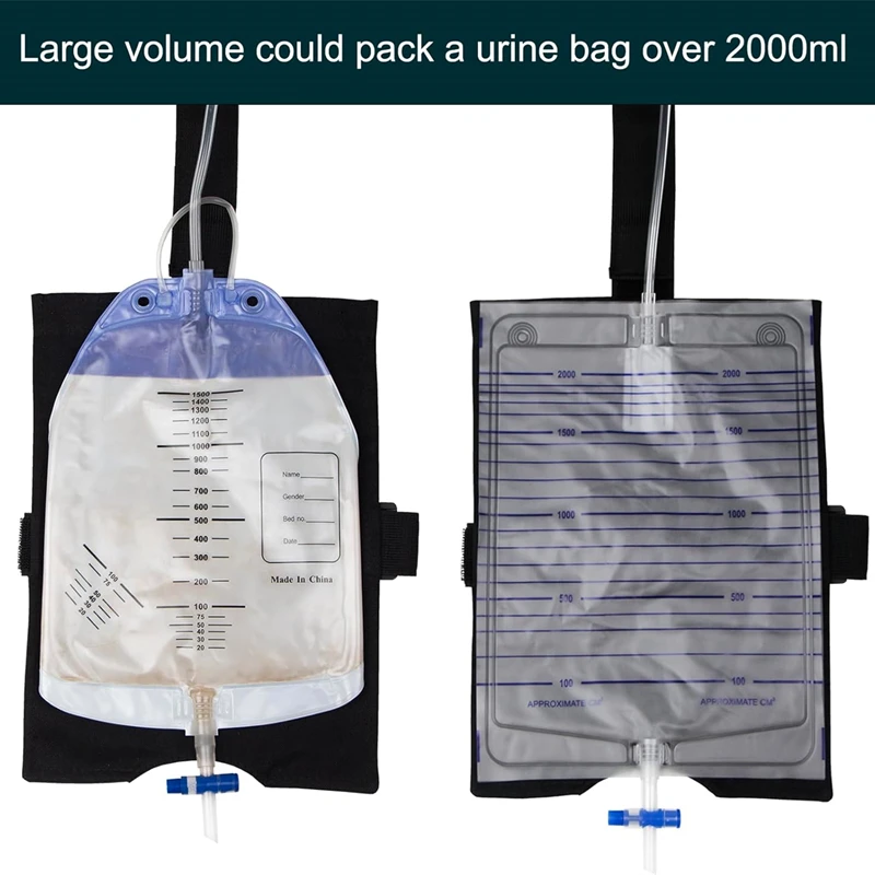 Urinary Drainage Bag External Bladder Ostomy Collection Waist Bag Catheter Urine Leg Bag Holder Fixed Storage Pouch Home Care - Image 2