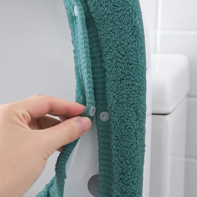 Thickened Toilet Cover Extra Thick Toilet Pad Large Universal Toilet Pad Button Toilet Pad - Image 3
