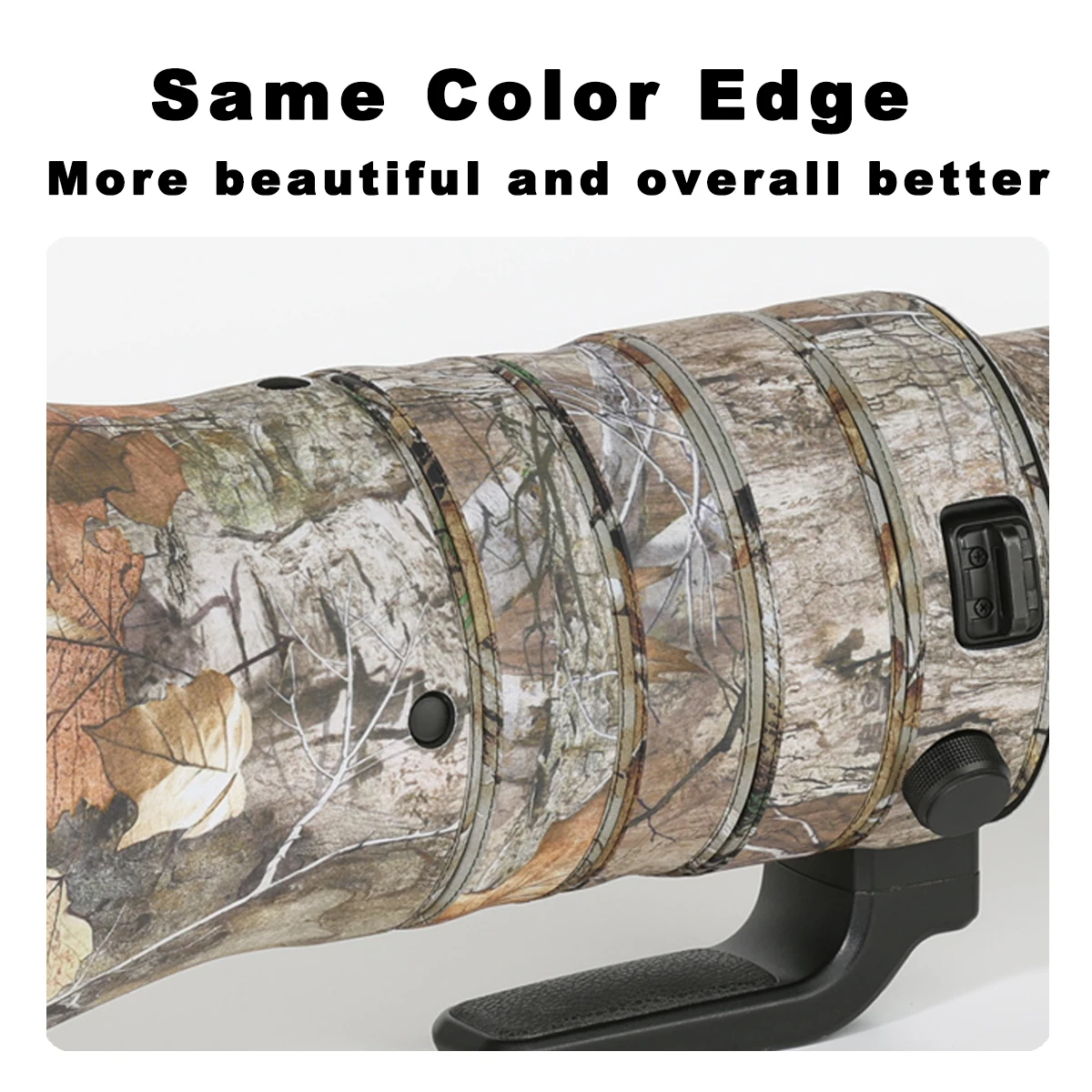 Camouflage Lens Coat for CANON RF 200 800 mm F 6.3-9 IS USM Elastic Waterproof and Rainproof Lens Protective Cover - Image 3