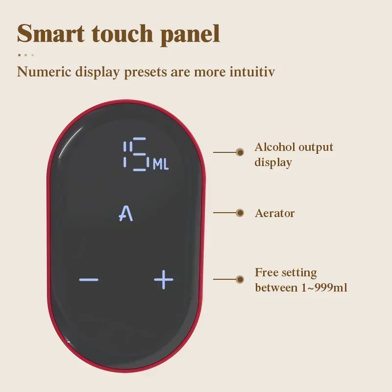 Smart Electric Digital Wine Dispenser Wine Suitable for More Than 100 Kinds of Bottle Mouths - Image 5