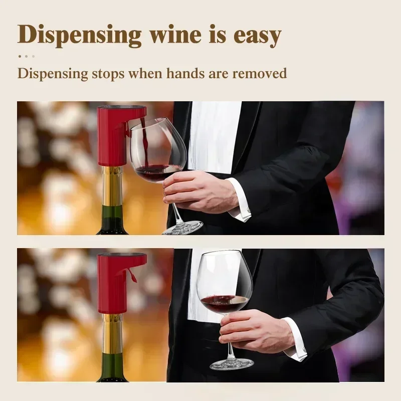 Smart Electric Digital Wine Dispenser Wine Suitable for More Than 100 Kinds of Bottle Mouths - Image 3
