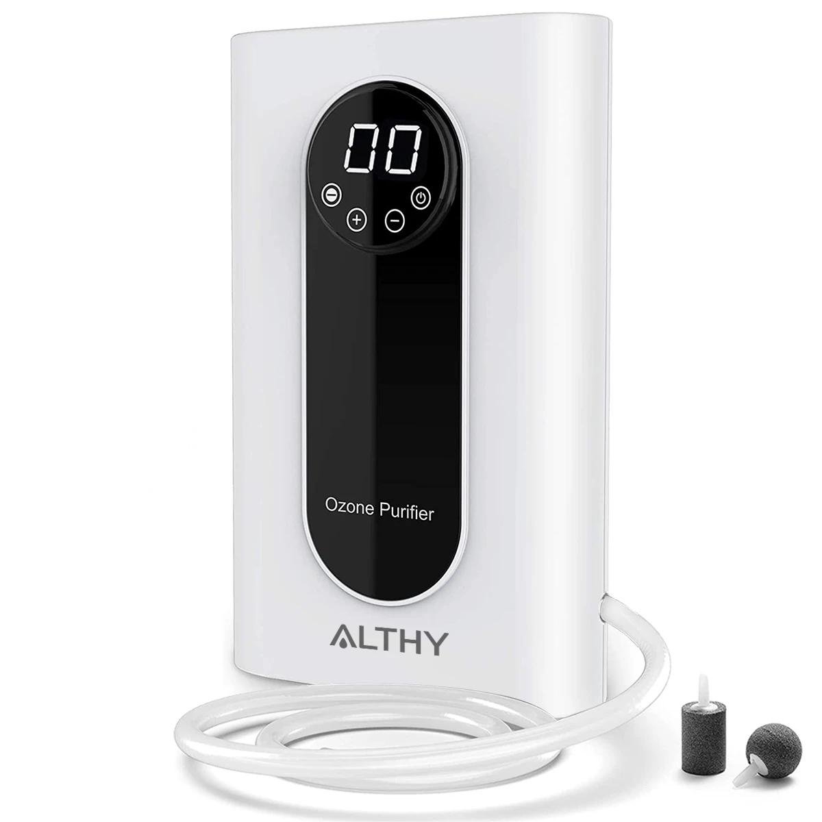 Ozone Generator Machine For Water, Air and Oil – 1000 mg/h Timer Ozonizer Disinfection Sterilizer + Negative Ion Purifier