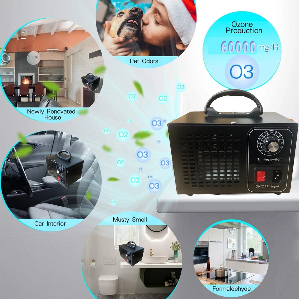 Ozone Generator 60G Air Cleaner Ozono Disinfection Sterilization Ozonizer Purifier Cleaning Formaldehy - Image 6
