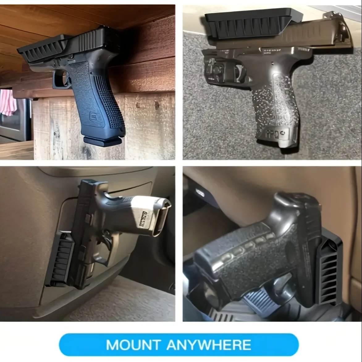 Ultra-Strong Quick Draw Magnetic Mount Holster – Safe, Swift Access for Home, Wall, Desk – Discreet Concealed Magnet Holder - Image 5