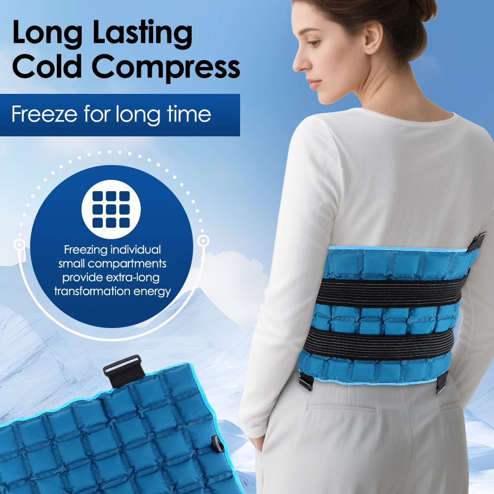 Reusable Big Ice Pack Cold Hot compress Self-Absorbing Water Back Pad for Shoulder Knee Joint Muscle Post-Operative Nursing Care - Image 3