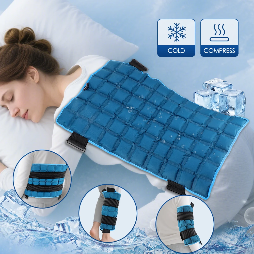 Reusable Big Ice Pack Cold Hot compress Self-Absorbing Water Back Pad for Shoulder Knee Joint Muscle Post-Operative Nursing Care - Image 2