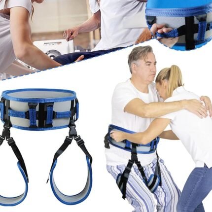 Adjustable Rehabilitation Belt Patient Transfer Lift Belt Dismountable Waist Fixing Band For Seniors Walking Standing Assist Aid