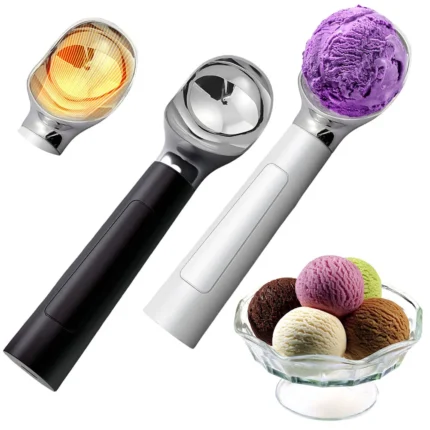 Heated Ice Cream Spoon Portable Rechargeable Non-stick Anti-feeze Ice Cream Baller Scoop Home Kitchen Tools Home ice cube mold