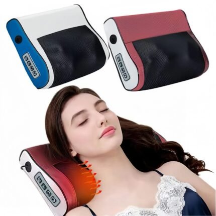Multi Functional Neck and Shoulder Massager, a Household Neck and Back Kneading Tool with 6 Adjustable Hot Compress Massage