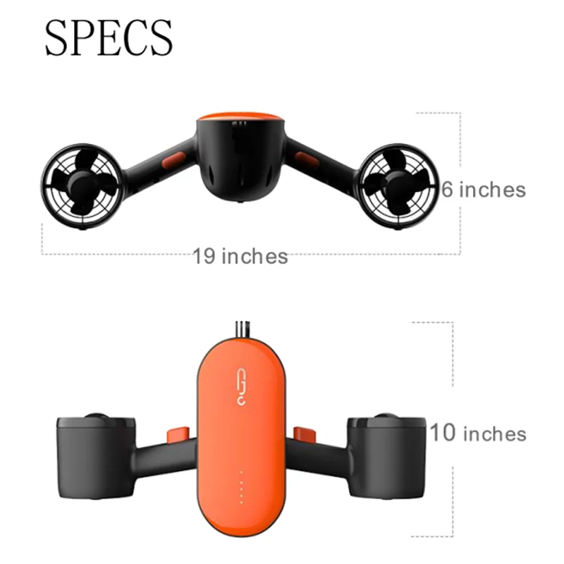 Swimming Underwater Scooter Propeller Electric Diving Motor Fins Jet Ski Underwater Drone Scuba Gear for Fishing Snorkeling - Image 3