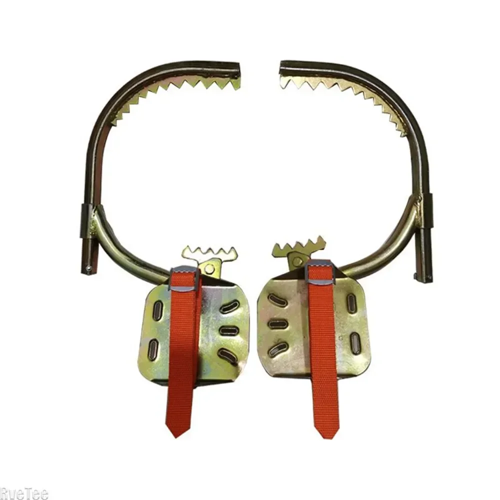 Tree Climbing Electrician Wooden Pole Foot Buckle Iron Shoe Tree Climbing Tool Cable Electric Pole Climbing Pole Foot Buckle - Image 6