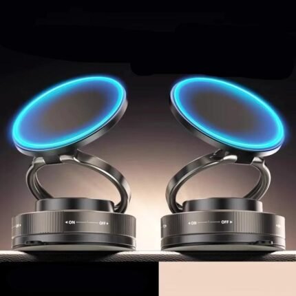 Vacuum Magnetic Phone Holder Stand, for Magsafe Suction Cup Phone MountAdjustable Swivel Lock, for Your Car/Gym/Mirror