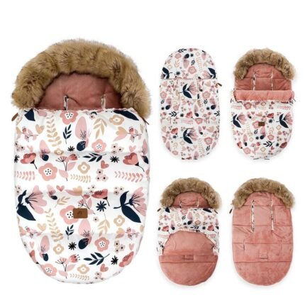 0-24Months Baby Carriage Sack Winter Warm Thicker Envelope For Discharge Stroller Footmuff Universal Pram Cover Accessories