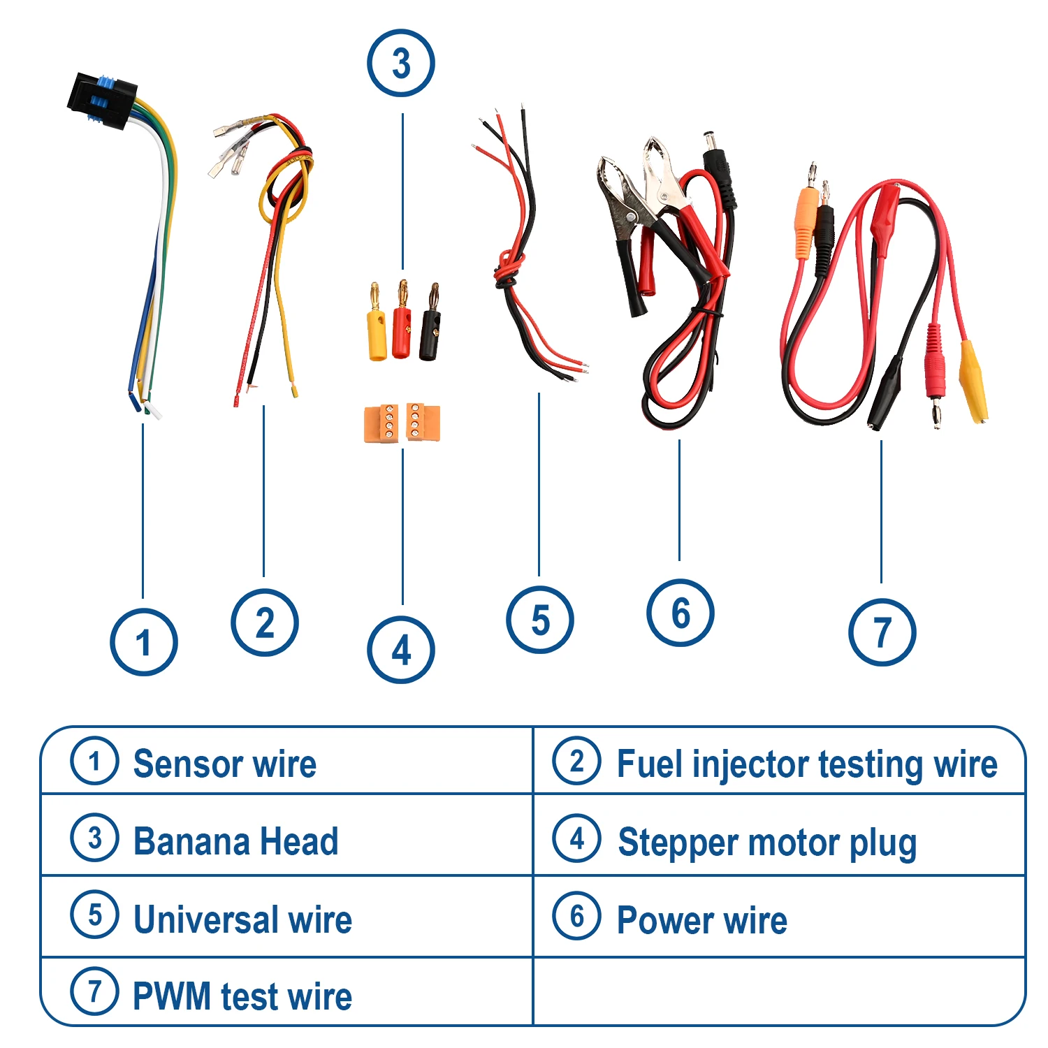 Auto Ignition Coil Test Injector Solenoid Valve Idling Stepper Motor Instrument Tester Fault Detector Drive Simulator - Image 6