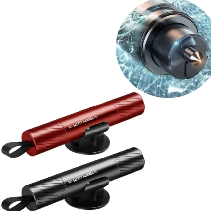 2-in-1 Mini Car Safety Hammer Car Glass Window Breaker Escape And Rescue Tool With Seat Belt Cutting Tool Car Parts