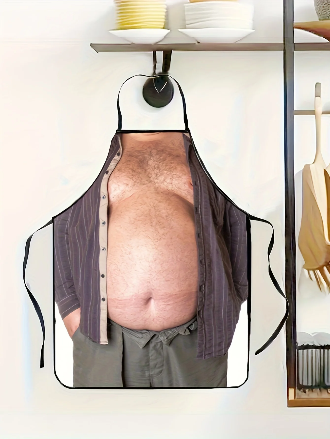 Fashionable Men’s Apron Beer Belly Party Funny Apron - Image 4