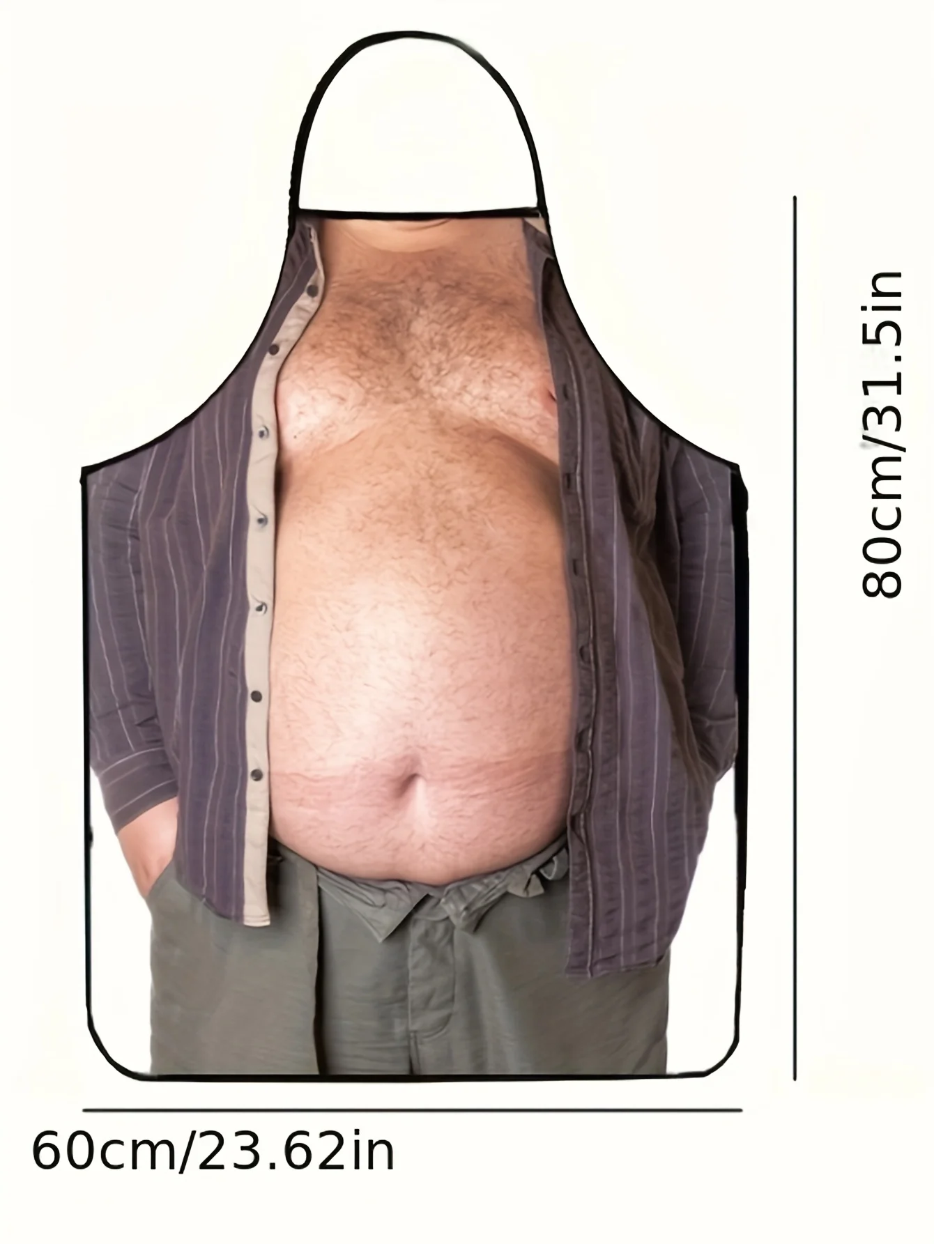 Fashionable Men’s Apron Beer Belly Party Funny Apron - Image 2