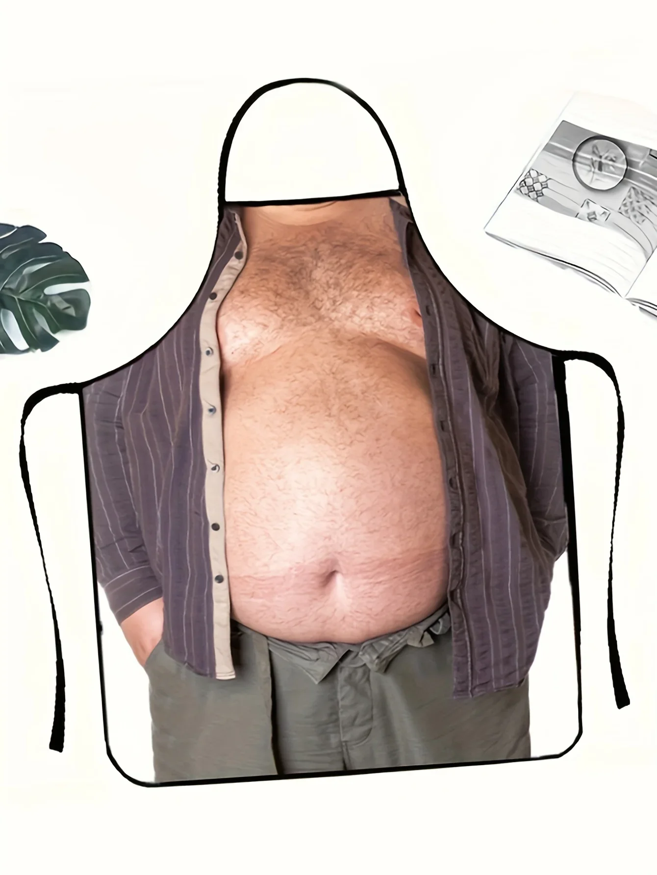 Fashionable Men’s Apron Beer Belly Party Funny Apron - Image 5