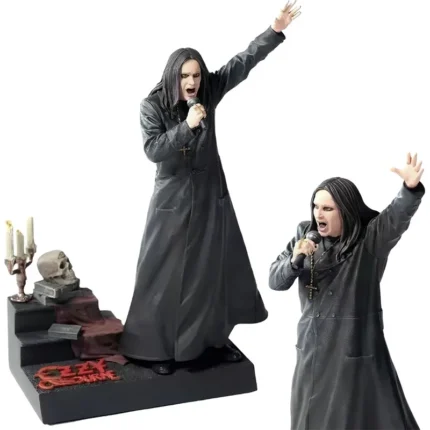 Halloween Pvc Human-shaped Ozzy Osbourned 1:10 Figurines Black Kawaii Heavy Metal Singer Statue Miniatures Decoration For Gift